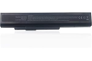 WYGUO A32-A15 FPCBP343 FMVNBP217 CP569291-XX Laptop Battery Replacement for Medion Akoya P6631 P6634 P6635 P6637 P6638 P7621 P7815 P7816 MD97886 MD97889 MD98383 P7817 E6221 E6222 (10.8V 5200mah)