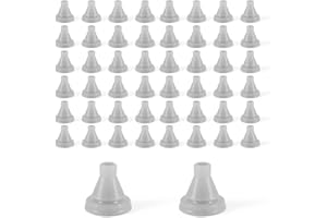 BEATIFIC 50 boquillas de silicona para alcachofa de ducha, boquillas de repuesto para cabezal de ducha de 4 mm de diámetro del orificio, boquilla universal para rociadores de acero inoxidable, para reparación