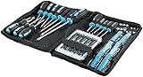 AGT Werkzeug Set: 100-teiliges Schraubenzieher-Set in praktischer Tasche (Schraubendreher und Bit Sets)