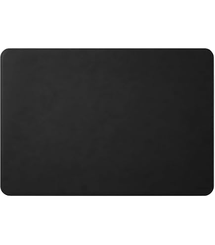Eglooh - Clio - Sous main Bureau en Cuir Rouge Vif cm 50x35 - Sous-main avec Résistant Structure en Acier Durable, Elégantes Coutures Artisanales, Fond Antidérapant - Made in Italy