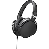 Sennheiser Hd 400S Cuffia Microfonica Circumaurale Con Comandi Remoti, Jack 3,5 Mm, Nero, Cablato