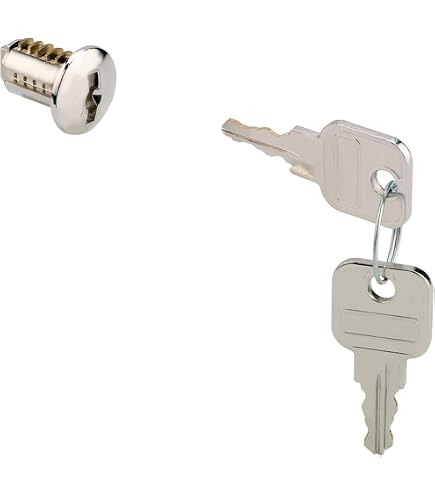 Gedotec Schließzylinder H6151 Symo – Wechsel-Zylinder Für Schrank & Büroschrank, Vernickelt – 1 Set Inkl. Kern