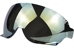 POLILI Helmvisier Ersatz für SHOEI JO EX-Zero CJ3 Helm Motorrad Windschutzscheibe Helmlinse