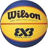 wilson 3x3 chile Bola sin inflar. 2018 Wilson Fiba - Balón de Baloncesto Oficial 3 x 3