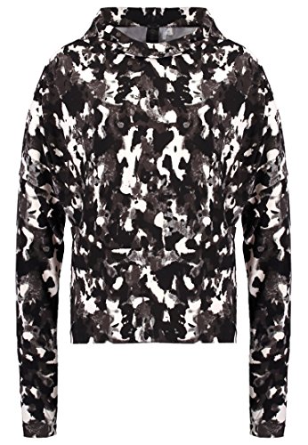 Preisvergleich Produktbild Norma Kamali Langarmshirt Damen Shirt Fitness Gr. schwarz weiss