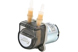 K KAMOER Kamoer KPA200 petite pompe péristaltique 12V cc pompe doseuse de liquide de laboratoire à haut débit 4.0mm ID × 7.2mm OD, 220 ml/min