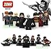 Produktbild mini figures star wars marvel avengers toy man keyrings dc super fits with lego Harry potter movie - 8 mini fi...