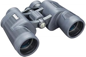 BUSHNELL - Jumelles Pour Adultes - H²O - 10x42 - Noir - Prisme Porro - Étanche à l'Eau - Résiste au Brouillard - Oielletons Twist Up - 134211