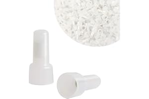 QIANRENON 300Pcs Extremo Cerrado Alambre Crimp Conector CE2 cable 16-14AWG alambre de extremo cerrado Crimp Terminación,16-14 AWG extremo cerrado Crimp Conector, tubo de aluminio Crimper, Nylon