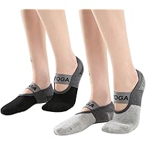 2 Paia Calzini Antiscivolo Yoga - Con Dita E Suola In Silicone - Uomo E Donna - Per Pilates E Fitness - Foto 6