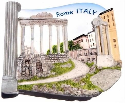Roman Forum Structures Rome Italy Italian 3D Resin TOY Fridge Magnet