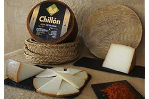 QUEJARA 1/2 QUESO DE LECHE CRUDA DE OVEJA VIEJO CURADO ARTESANO "CHILLON" "Chillón: El queso de leche cruda de oveja viejo curado artesano con sabor persistente y equilibrado para paladares exigentes".