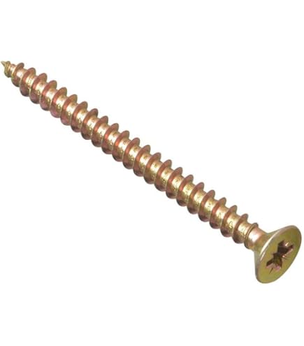 Viti Per Legno M4 X 60 Mm – Testa Svasata, Pozi, Zincate, Filettatura Completa (Timco, A Scelta)