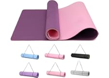 Good Nite Tappetino da ginnastica, yoga, fitness, antiscivolo, per allenamento, pilates, con tracolla, 183 x 61 x 0,6 cm