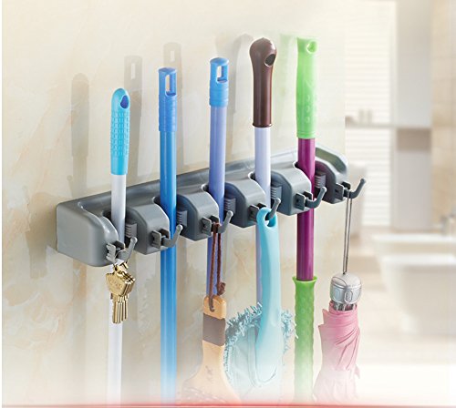 Joyoldelf Colgador y Organizador de pared con 5 posiciones 6 ganchos