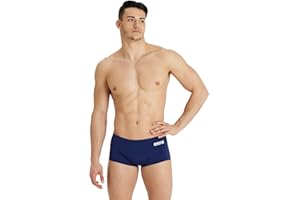 arena Solid Team Costume Uomo Piscina, Costume da Bagno ad Asciugatura Rapida, Pantaloncini da Bagno in Tessuto MaxLife Eco con Massima Resistenza al Cloro e Protezione UV UPF 50+