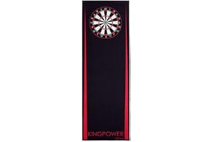 ‎KINGPOWER Kingpower Dart Darts Teppich Dartteppich Dartmatte 237x80 cm Steeldart Dartpfeile Dartboard Zubehör Abwurflinie Schutz Gummi Dartscheibe Verschiedene Designs