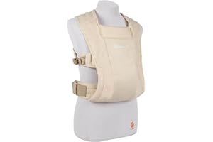 Ergobaby Babytrage für Neugeborene ab Geburt Extra Weich, Embrace Bauchtrage Baby-Tragetasche Ergonomisch, Cream, 1 Stück (1er Pack)