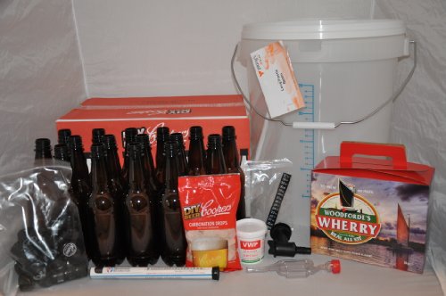 Complete Woodfordes Wherry Real Ale Starter Kit + Guide