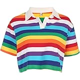 malianna T-Shirt da Donna con Stampa a Quadri Scozzese Bianca e Nera