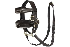 LeMieux Toy Pony Hunter Briglie - Briglia in pelle funzionante - Marrone - Età 8+
