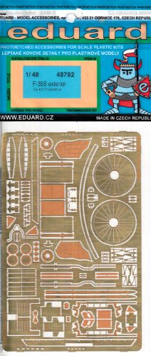 Preisvergleich Produktbild Eduard Photoetch 1:48 - F-35B Exterior (Kitty Hawk)