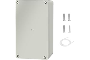 BOBOLEO Scatola Derivazione Esterna, Scatola di collegamento elettronica IP65 Impermeabile, Scatola di giunzione in ABS,Scatola Di Progetto Elettrico,ABS Plastica All'involucro Custodia,15.8 x 9 x 6 cm