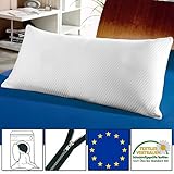 Unser Komfortkissen wird hergestellt aus speziellem, für die Raumfahrt entwickeltem Viskoschaum, welcher sich optimal dem Kopf und Nacken anpasst - die punktelastische Füllung sorgt für die orthopädisch richtige Stützung des empfindlichen Nackenbereichs.