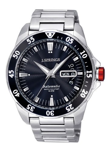 J. Springs Herren-Armbanduhr Sports Analog Automatik Edelstahl BEB063 J. Springs Herren-Armbanduhr Sports Analog Automatik Edelstahl BEB063