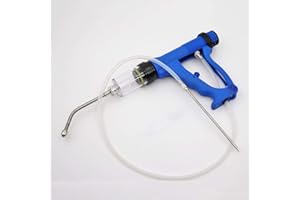 HUIANPEN 2 In 1 Tierkontinuierliche Spritze, 50 Ml Automatische Dosierpistole Für Vieh Von Ziegenschweinen