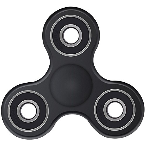 Finger spinner, hand spinner, fidget spinner, Tri Fidget Hand Spinner Toy, Stress Reducer Ultra Durable High Speed Ceramic Bearing Fidget Finger Toy. Valid for adults and children. Relieves stress and anxiety. Black Finger spinner, hand spinner, fidget spinner, Tri Fidget Hand Spinner Toy, Stress Reducer Ultra Durable High Speed Ceramic Bearing Fidget Finger Toy. Valid for adults and children. Relieves stress and anxiety. Black