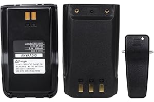 VINEYUAN 7.4V 3200mAh QB-44HL BP-878T Batterie Li-ION avec Clip de Ceinture pour Anytone AT-D878UV Plus D878UV D868UV D858 BTECH DMR-6X2 Radio