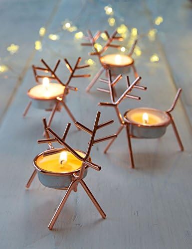 Rudolph Tea LIght Holder (rose gold)