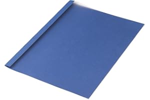 DAKOMYO 50 LMG Thermo - Bindemappen Leinenstruktur / blau / 3,0 mm / 20-30 Blatt / DIN A4