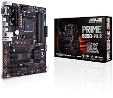 Asus Prime B350-PLUS Mainboard Sockel AM4 (ATX, AMD B350, Ryzen, 4x DDR4 Speicher, 6x SATA 6Gb/s)