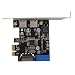 Produktbild ForU-1 U3V14S PCIE Transfer USB 3.0 Erweiterungskarte Desktop Front 19PIN Interface