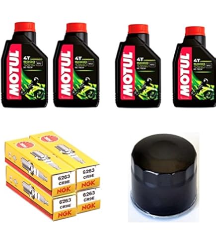 Kit Tagliando Per Kawasaki Z750 2007-2010 | Olio Bardahl XTC C60 10W40 + Filtro Olio - Foto 4