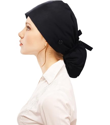 MIRKUZI OP-Haube Für Krankenschwestern – Bedruckte Baumwollhaube Mit Einhorn-Motiv (Rosa), Verstellbar, Atmungsaktiv, Mit Knöpfen Für Maskengurt – Ideal Für Ärzte, Kosmetikerinnen & Co.