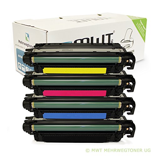 4x MWT Remanufactured Toner für HP Color LaserJet Enterprise M 552 553 x dn n ersetzt CF360A-63A