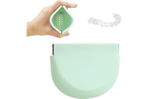 Boite Gouttiere Dentaire Boîte de Rangement pour Prothèses Boite pour Appareil Boîte à Prothèses Partielles Boite Appareil Dentaire Boite de Protection pour Appareils Orthodontiques