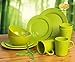 Produktbild Camp 4 Bambus Geschirr-Set LUGO Lime, 10-teilig für 2 Personen