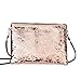 Produktbild Zolimx Damen Geldbörse Mode-Outdoor-Solid Color Pailletten Handtasche Schultertasche Tote Farbwechsel einseitige Umhängetasche Kosmetiktasche (Gold)