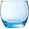 Arcoroc C9688 Salto Ice Blue Tumbler, 320mL Capacity, Pack of 6