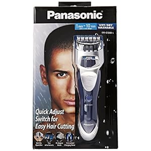 Panasonic ER-GS60 Hair Clipper and Body Groomer Wet and Dry with Two Comb Attachments - Image 9