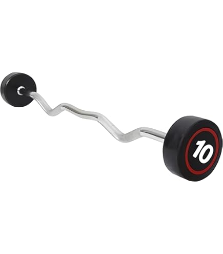 Buy Zipzell® Sports Zig Zag Fixed Weight Barbell, 15 kg, 4 Feet