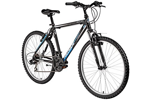 Mountainbike 26 Zoll Hillside Highland in schwarz Hardtail Fahrrad 21 Gang Schaltung MTB Federgabel