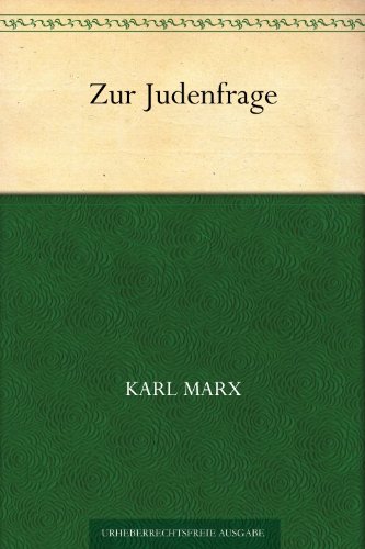 Download Zur Judenfrage Download Zur Judenfrage