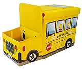 Bieco 04000506 – Staubox und Sitzbank Schulbus, ca. 55 x 26,5 x 31,5 cm - 4