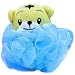 niceEshop(TM) New Kids Toy Yellow Tiger Shaped Bath Mesh Pouf Sponge Scrubber Bath Ball,Random Color