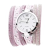 TianWlio Armbanduhren Damen Mode Frauen Art und Weise Beiläufige Analoge Quarz Frauen Rhinestone Uhr Armband Uhr